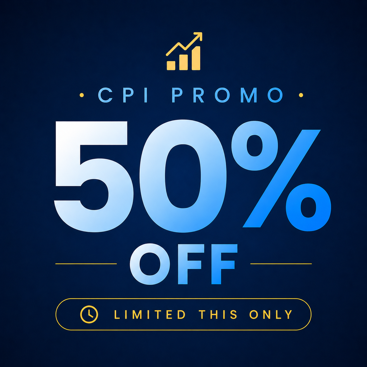 CPI PROMO: 50% OFF